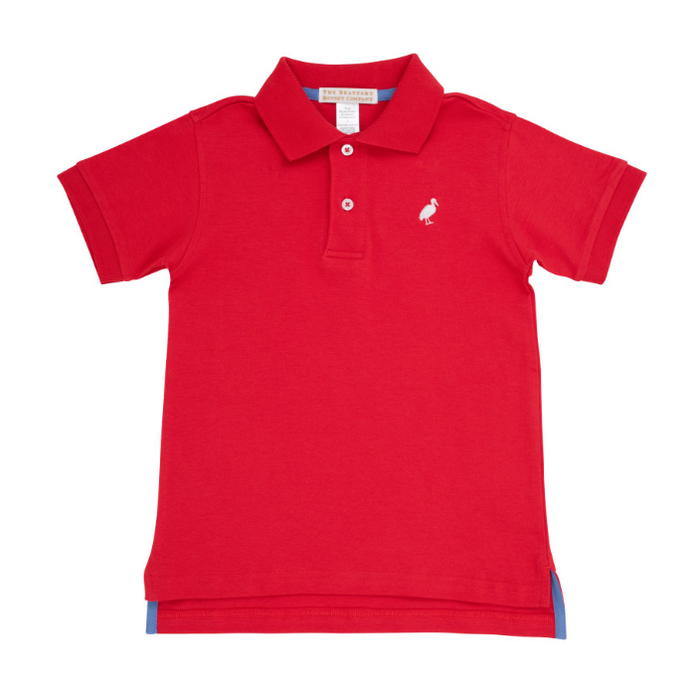 Prim And Proper Polo Richmond Red/White