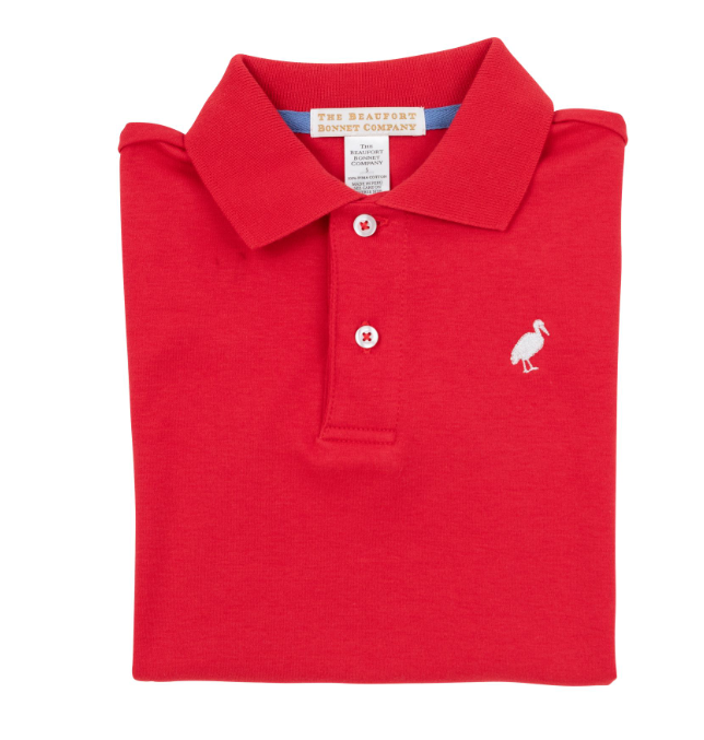 Prim And Proper Polo Richmond Red/White
