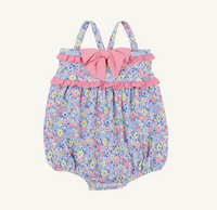 St. Bart's Bubble Bathing Suit Briar Patch Petals/Hamptons Hot Pink