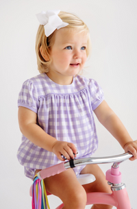 Blythe Bubble Lauderdale Lavender Gingham/Lauderdale