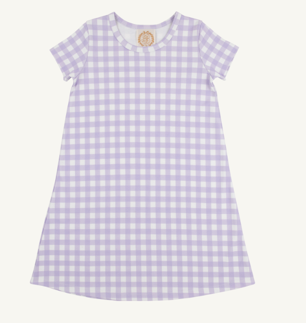 Polly Play Dress Lauderdale Lavender GIngham