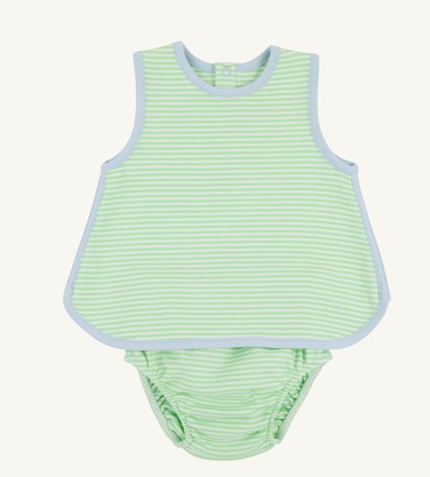 Stevie Set Lexington Lime Stripe