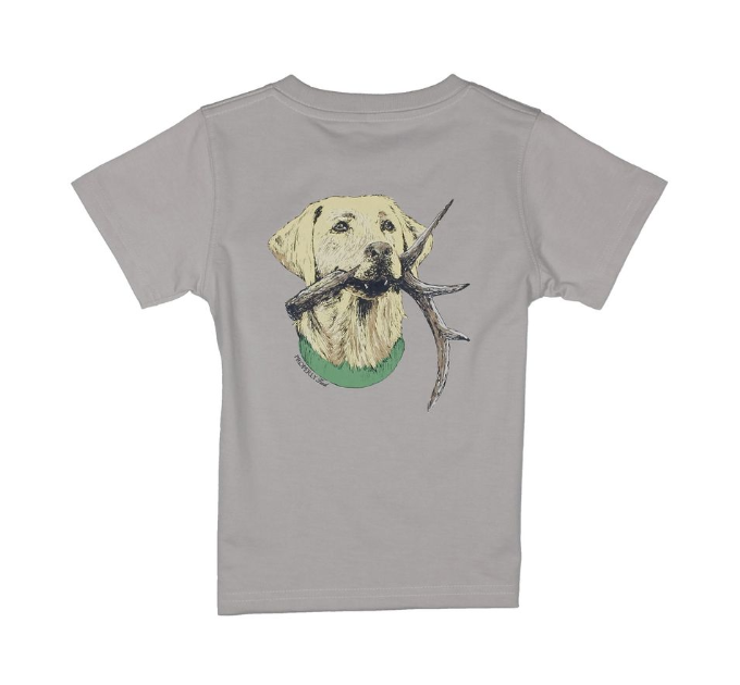 Boys Antler Lab SS Ice Grey