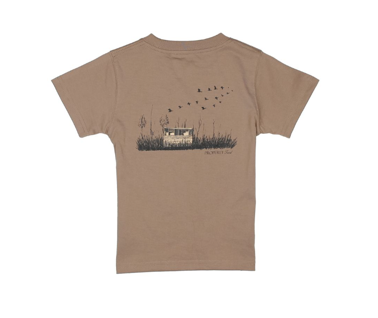 Boys Duck Blind SS Walnut