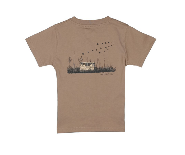 Boys Duck Blind SS Walnut