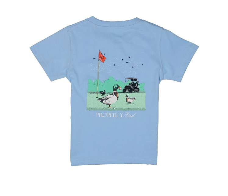 Baby Fowl Play SS Light Blue