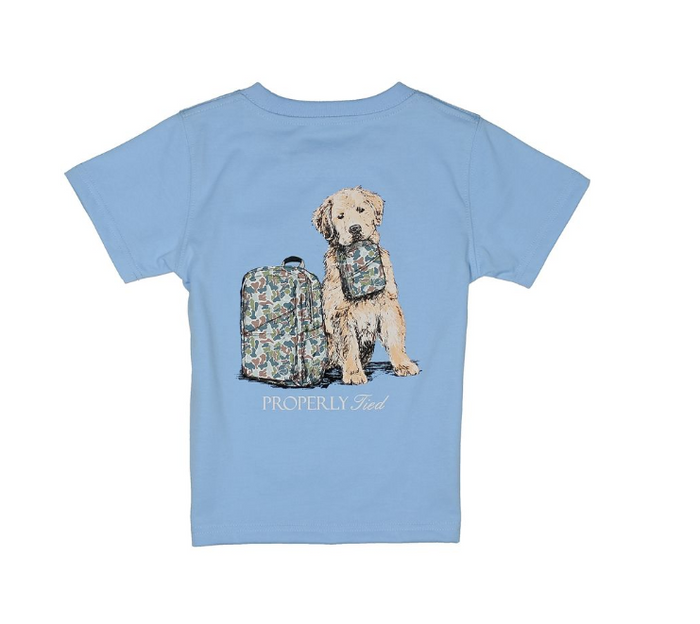 Boys Study Buddy SS Light Blue