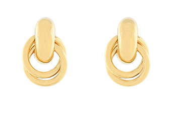 Door Knocker Metal Earrings