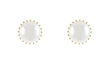 Pearl In Bowl Studs