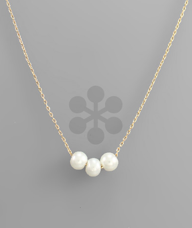 Pearl Sliding/Chain Necklace