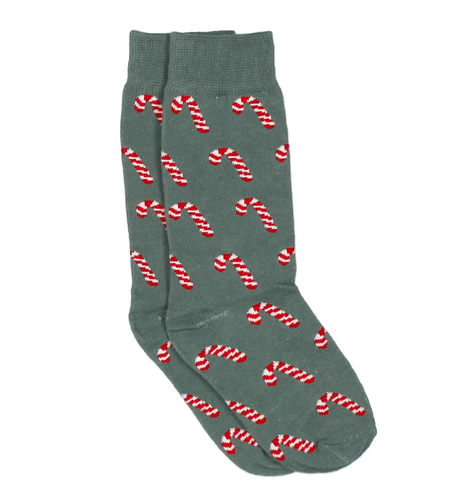 Boys Lucky Duck Socks Candy Cane