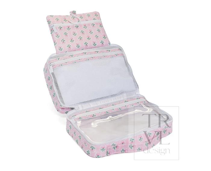 Bundle Up Hanging Toiletry Bag Petite Fleur Pink