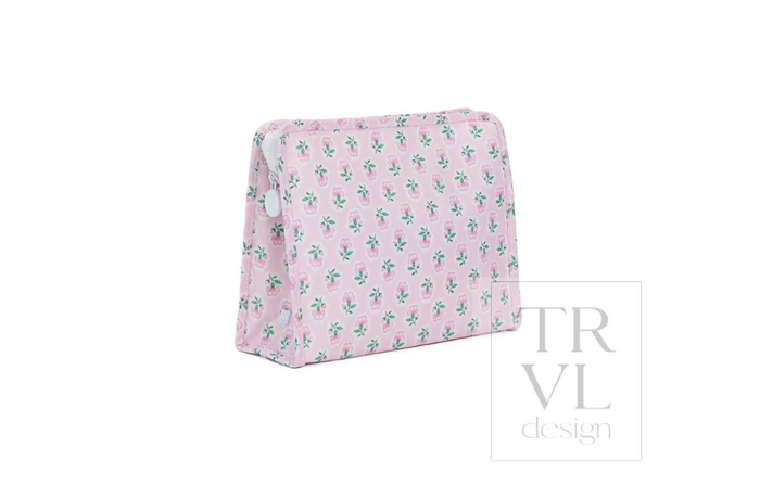 Roadie Medium Zip Pouch Petite Fleur Pink