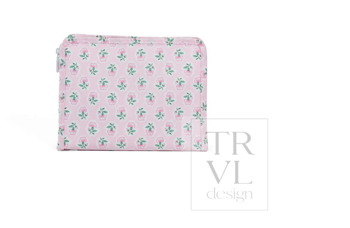 Roadie Small Zip Pouch Petite Fleur Pink