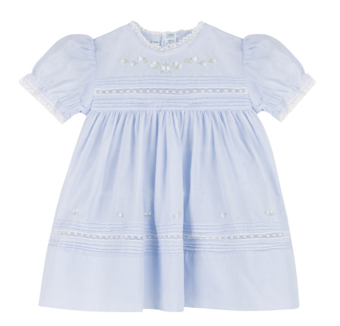 Floral Bullions Blue Dress