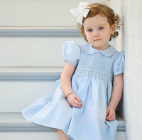 Collared Smocked Dress