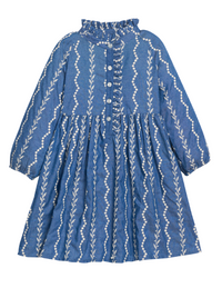 Amelia Dress Chamonix Chambray Embroidery