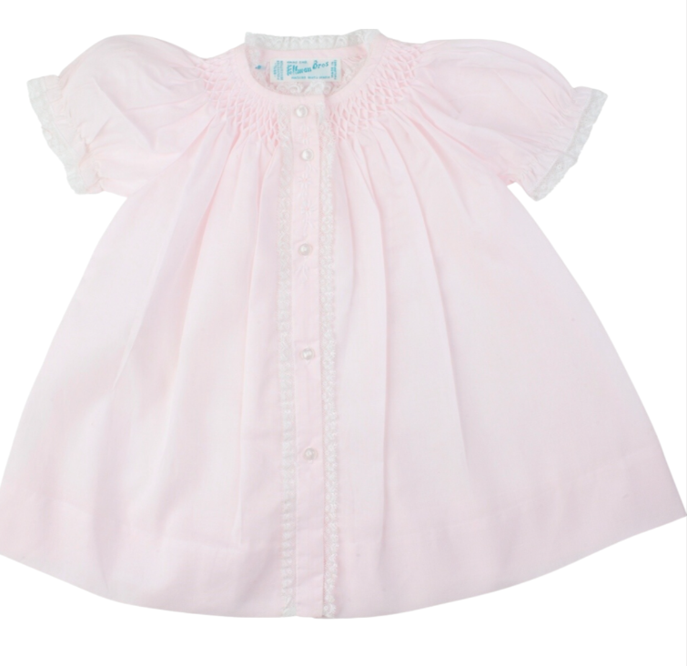 Honeycomb Smocked Yoke Daygown