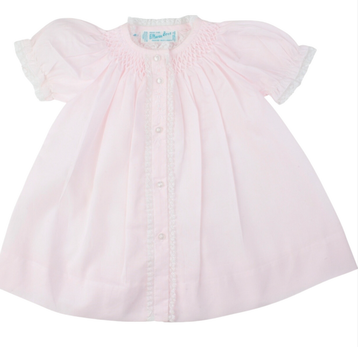 Honeycomb Smocked Yoke Daygown