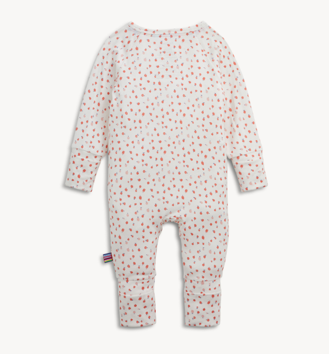 Convertible Ruffle Coverall Apple Blossom