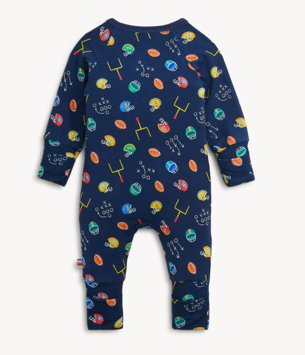Convertible Ruffle Coverall First Down
