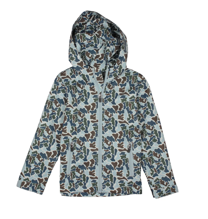 Boys Canopy Rain Jacket Terra Camo