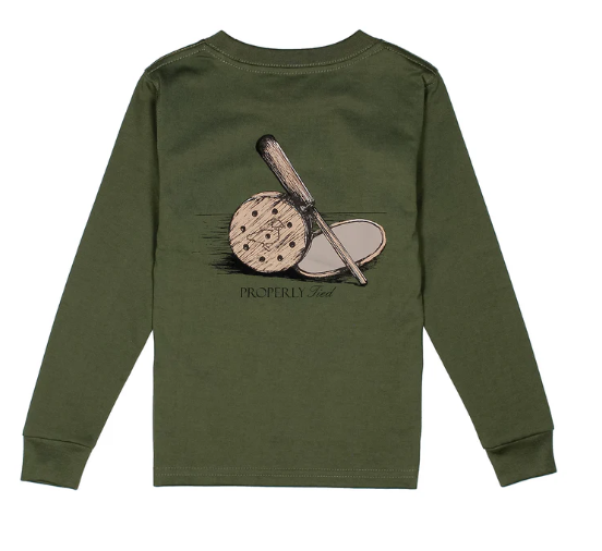 Boys Pot Call LS Olive
