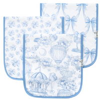 Vintage Carnival Burp Cloths