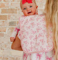 Bow My Gosh Burp Cloths