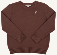 Isaac's Sweater Gray Bay Brown