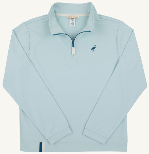 Prepletic Hayword Half Zip Old Greenwich Green/ Barnsley Blue
