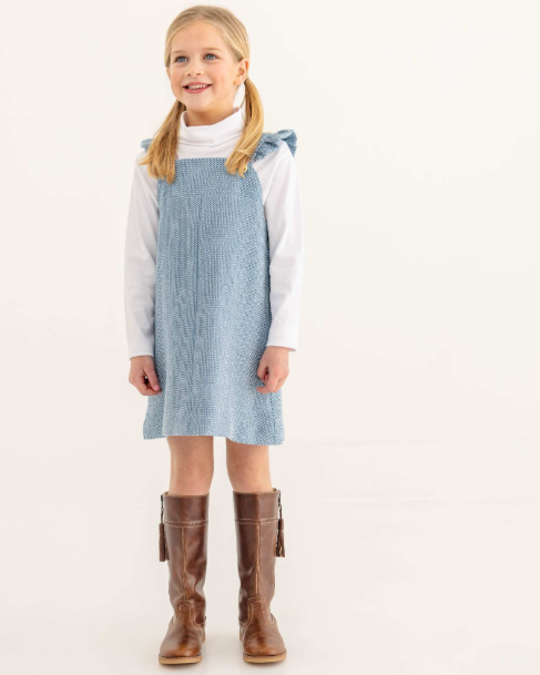 Julia Jumper Tweed Barnsley Blue