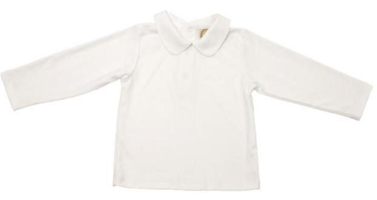 Peter Pan Collar Shirt White