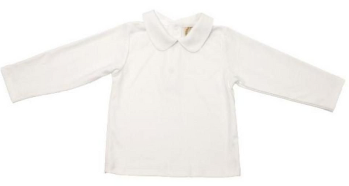 Peter Pan Collar Shirt White