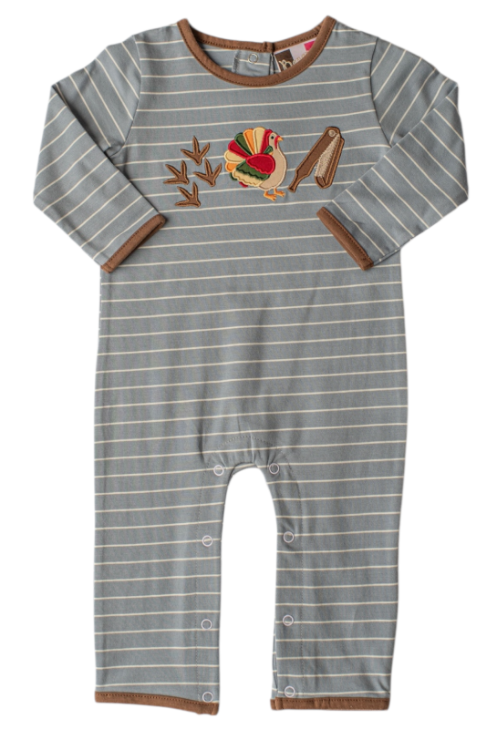 Turkey Hunting Boys Romper