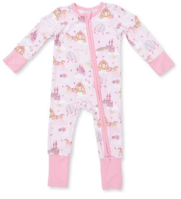 Princess Unicorns and Castle Convertible Romper