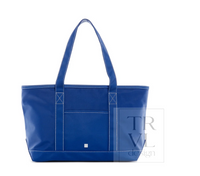 Medium Tote Coated Canvas Blue Bell