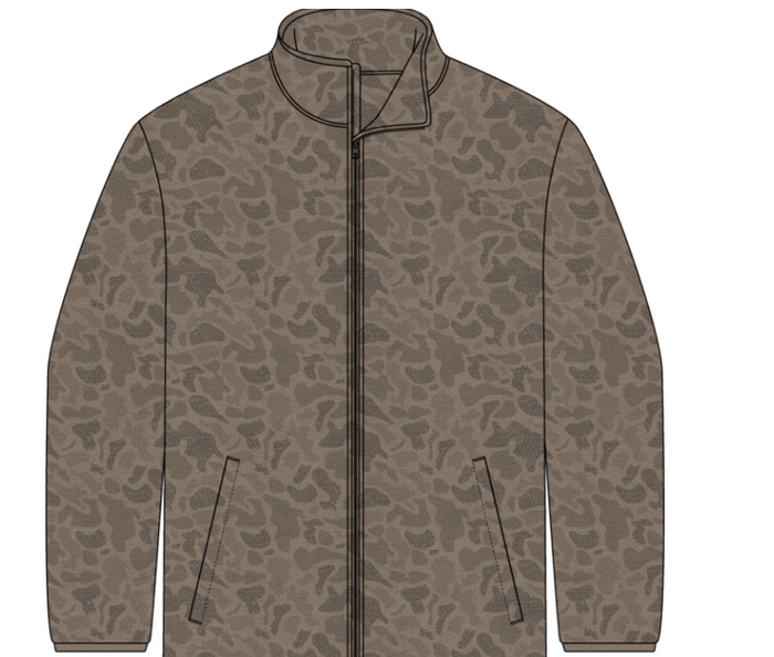 Southern Marsh Youth Longfellow Fleece Jacket Retro Camo