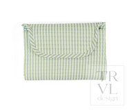 Quilted Stroller Bag Bundle Pimlico Stripe Sage + Changer Mats + Everyday