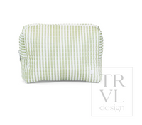 Quilted Stroller Bag Bundle Pimlico Stripe Sage + Changer Mats + Everyday
