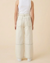 Hayden Girls Stitch Detail Soft Stretch Straight Leg Pants