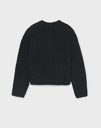 Mayoral Girls English Knit Cardigan Black