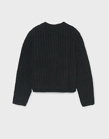 Mayoral Girls English Knit Cardigan Black