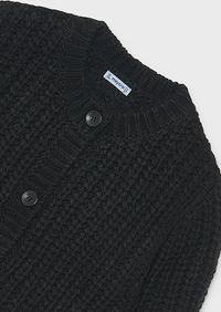 Mayoral Girls English Knit Cardigan Black