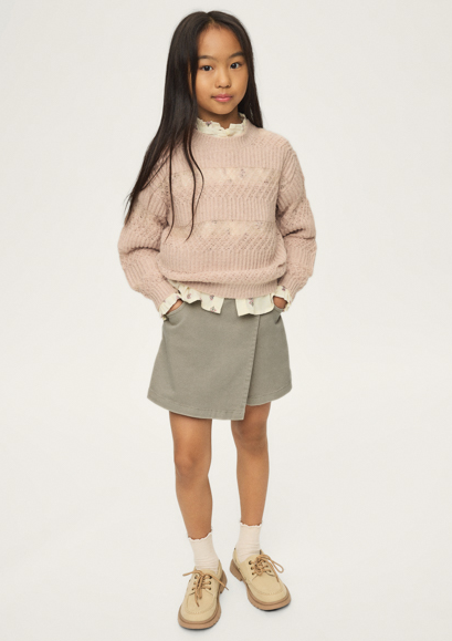 Mayoral Girls Whiteboard Twill Skort