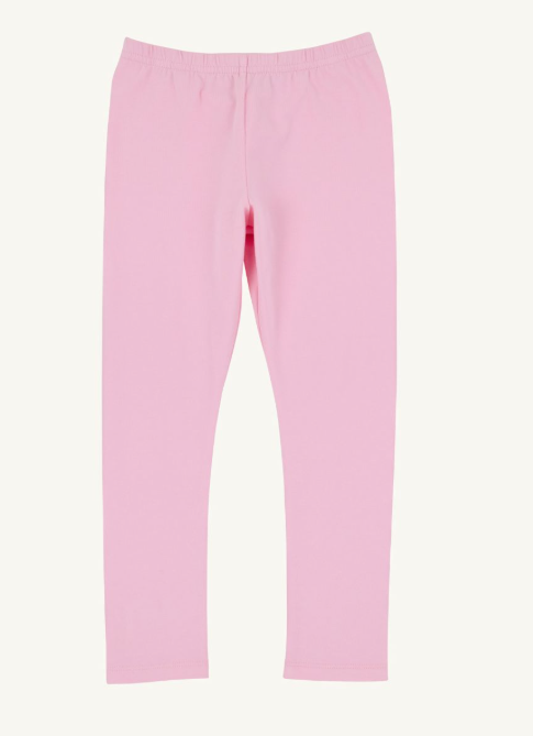 Light pink jogger-style pants with an elastic waistband, shown flat against a solid off-white background.
