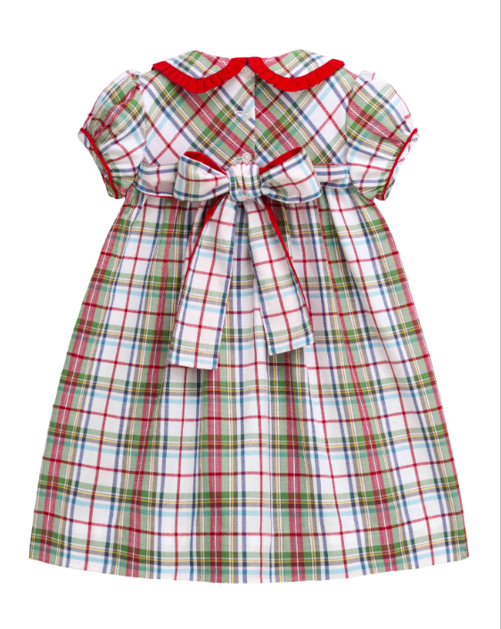 Little English Eleanor Dress Douglas Plaid