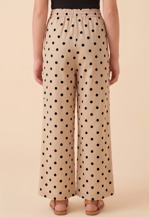 Hayden Girls Polka Dot Pleated Pant