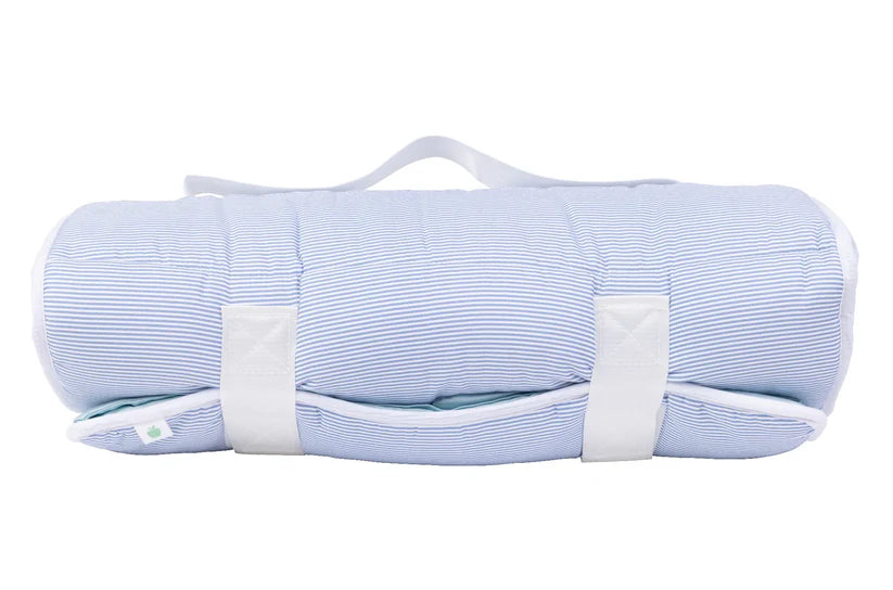 APPLE OF MY ISLA NAPMAT NAVY MINI STRIPE