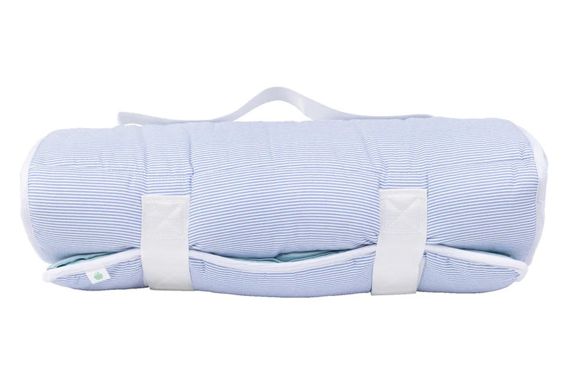 APPLE OF MY ISLA NAPMAT NAVY MINI STRIPE
